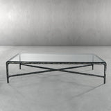 Thaddeus Glass Rectangular Coffee Table - thebelacan