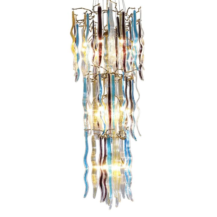 Waterfall Crystal Branch Chandelier - thebelacan