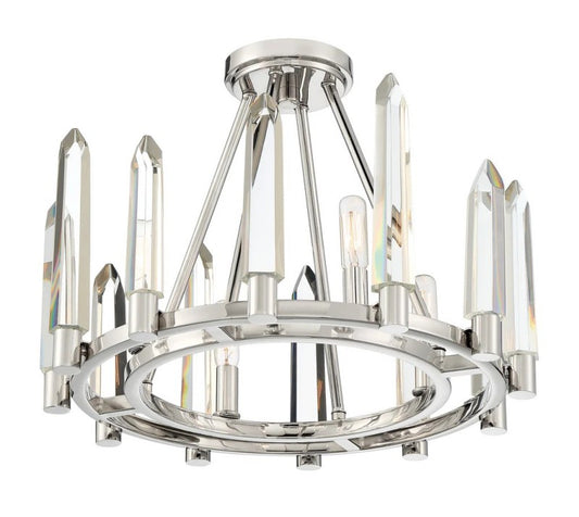 Watson 4 Light 18.25" Semi Flush Mount - thebelacan