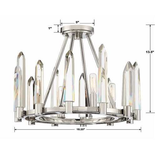 Watson 4 Light 18.25" Semi Flush Mount - thebelacan