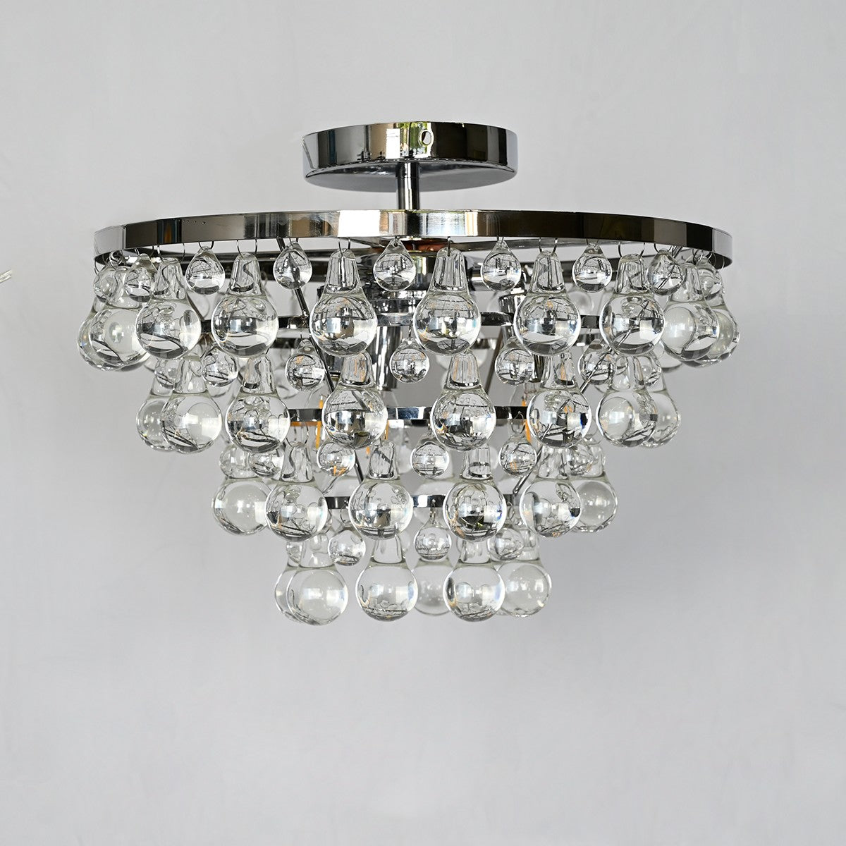 Robert Abbey Bling Round Flushmount 2-Light - thebelacan