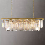 1920s Odem Rectangular Chandelier 49" - thebelacan