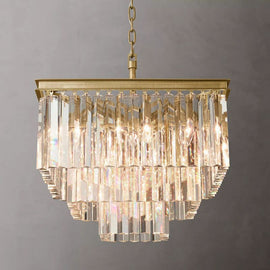 1920s Odem Square Chandelier 22" - thebelacan