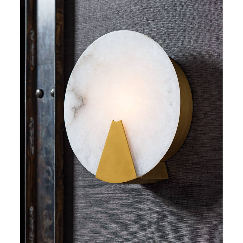 Alabaster Houston Sconce - thebelacan