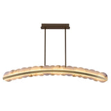 Alabaster Meridian Kitchen Island Chandelier 60" - thebelacan