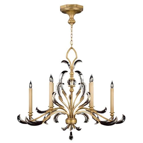 Alice Candle  Oblong Chandelier 44" - thebelacan