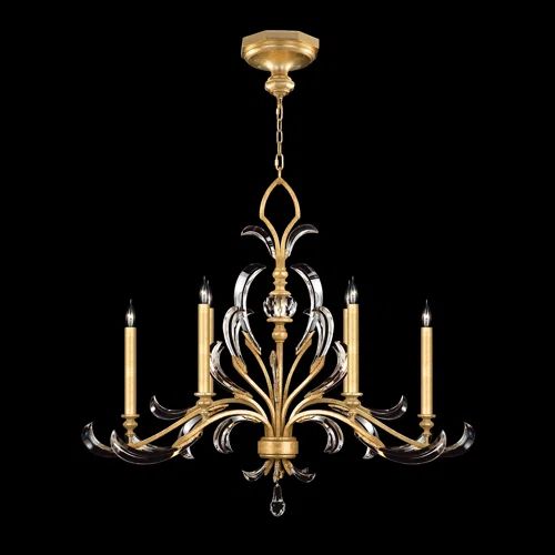 Alice Candle  Oblong Chandelier 44" - thebelacan