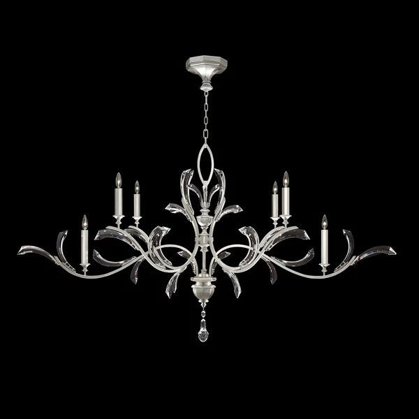 Alice Candle Oblong Chandelier 74" - thebelacan