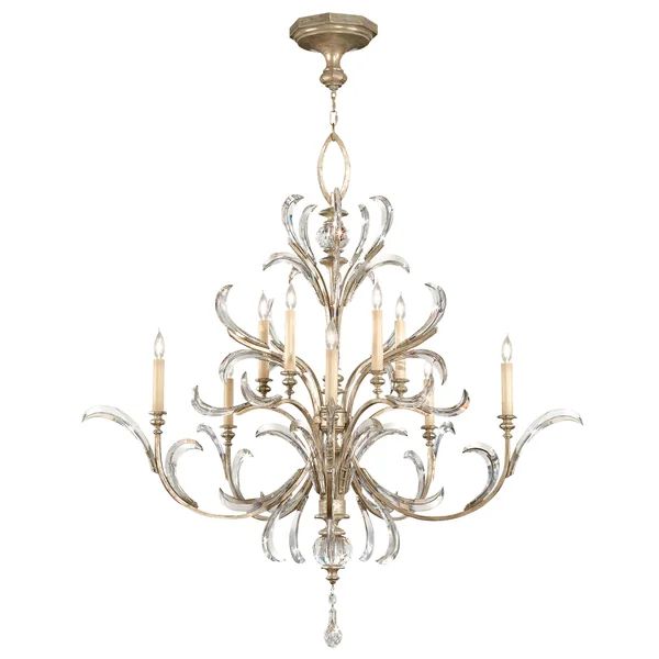 Alice Candle Round 2-Tier Chandelier 56" - thebelacan