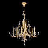 Alice Candle Round 3-Tier Chandelier 58" - thebelacan