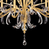 Alice Candle Round 3-Tier Chandelier 58" - thebelacan