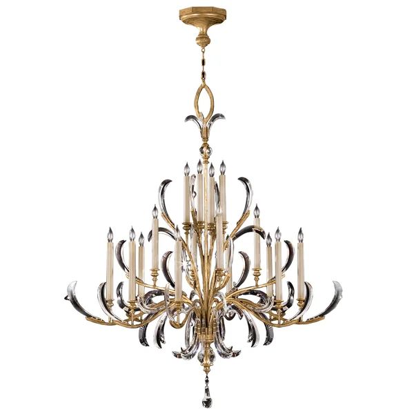 Alice Candle Round 3-Tier Chandelier 58" - thebelacan