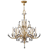 Alice Candle Round 3-Tier Chandelier 58" - thebelacan