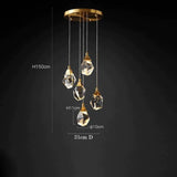 Angelia Faceted Round Pendant For Dining Room - thebelacan