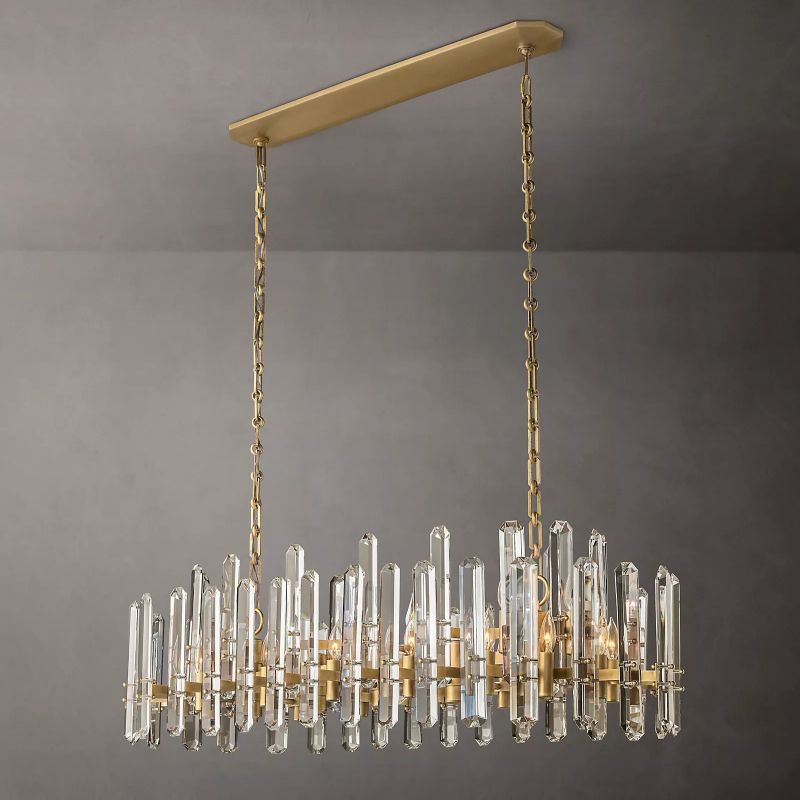 Browning Prism Linear Chandelier 54" - thebelacan