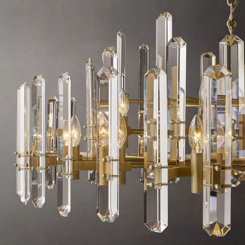 Browning Prism Round Chandelier 48" - thebelacan