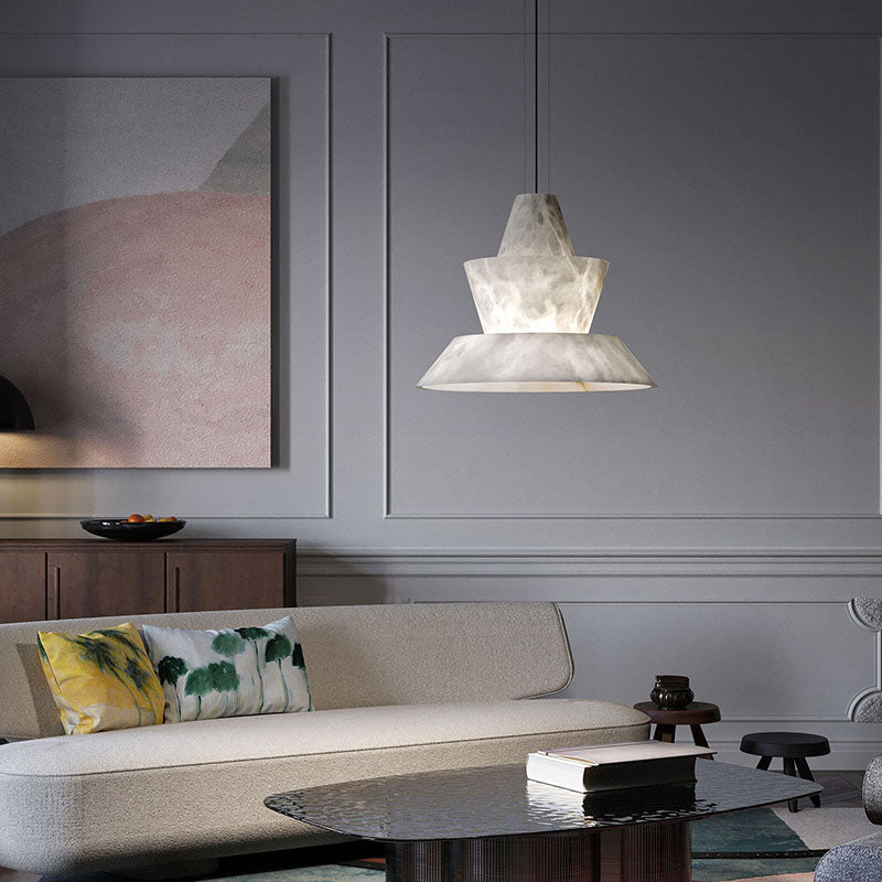 Alabaster Dining Table Pendant Light - thebelacan