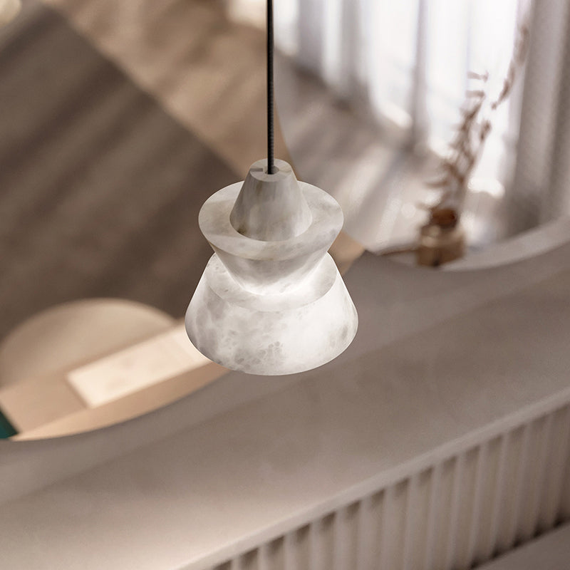 Alabaster Dining Table Pendant Light - thebelacan