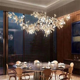 Ceramic Ginkgo Luxury Branch Chandelier - thebelacan