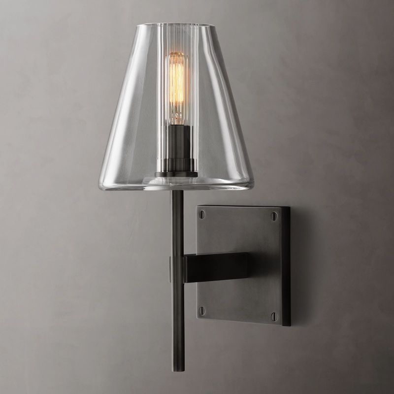 Fulhem Glass Shade Sconce - thebelacan