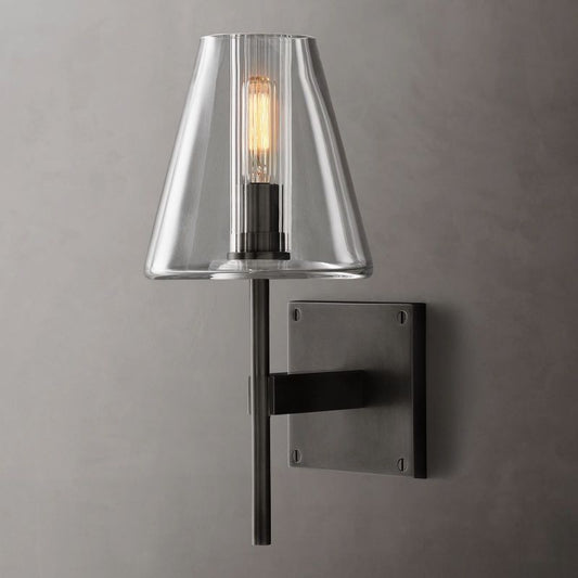 Fulhem Glass Shade Sconce - thebelacan