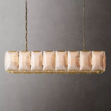 Harson Calcite Rectangular Chandelier 54" - thebelacan