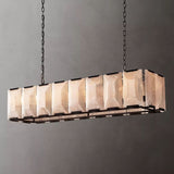 Harson Calcite Rectangular Chandelier 54" - thebelacan