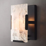 Harson Calcite Short Wall Sconce - thebelacan