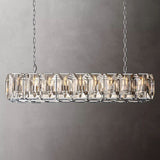 Harson Crystal Rectangular Chandelier 62" - thebelacan