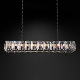 Harson Crystal Rectangular Chandelier 74" - thebelacan