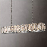 Harson Crystal Rectangular Chandelier 74" - thebelacan