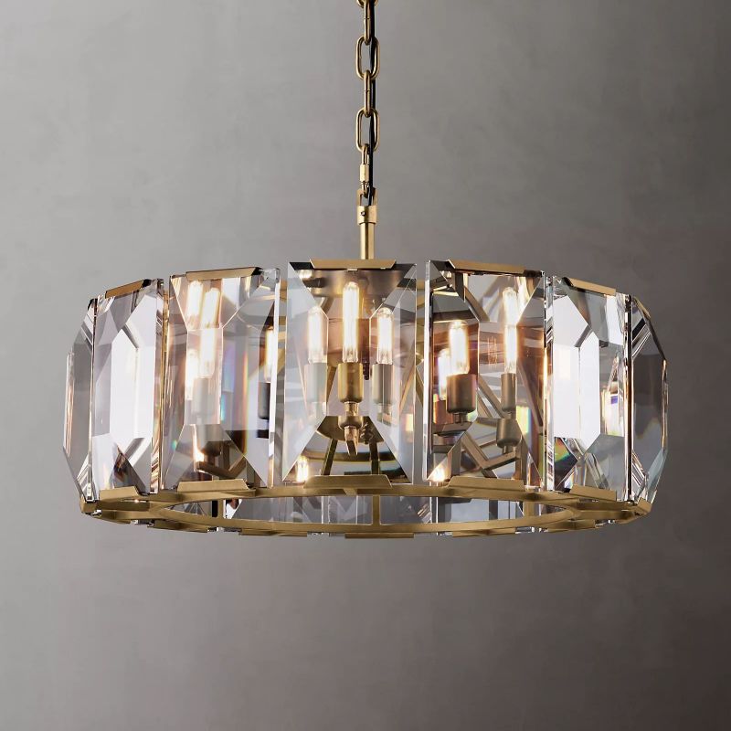 Harson Crystal Round Chandelier 31" - thebelacan