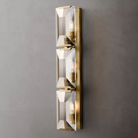 Harson Crystal Triple Wall Sconce - thebelacan