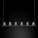 Kuseau Glass Linear Chandelier 60" - thebelacan