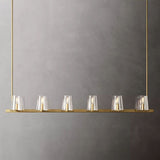 Kuseau Glass Linear Chandelier 60" - thebelacan