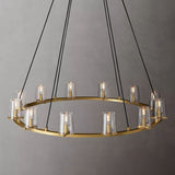 Kuseau Glass Round Chandelier 48" - thebelacan