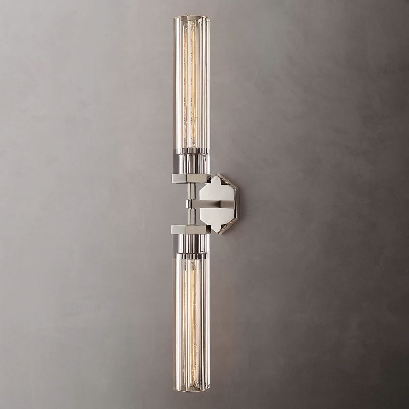 Lambert Hexagonal Linear Grand Wall Sconce - thebelacan