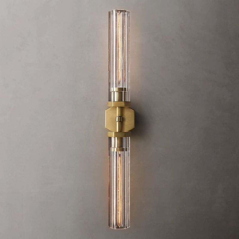 Lambert Hexagonal Linear Grand Wall Sconce - thebelacan