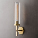 Lambert Hexagonal Grand Wall Sconce - thebelacan