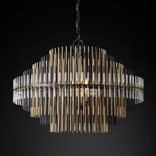 Liliam Sculpture Round Chandelier 32" - thebelacan