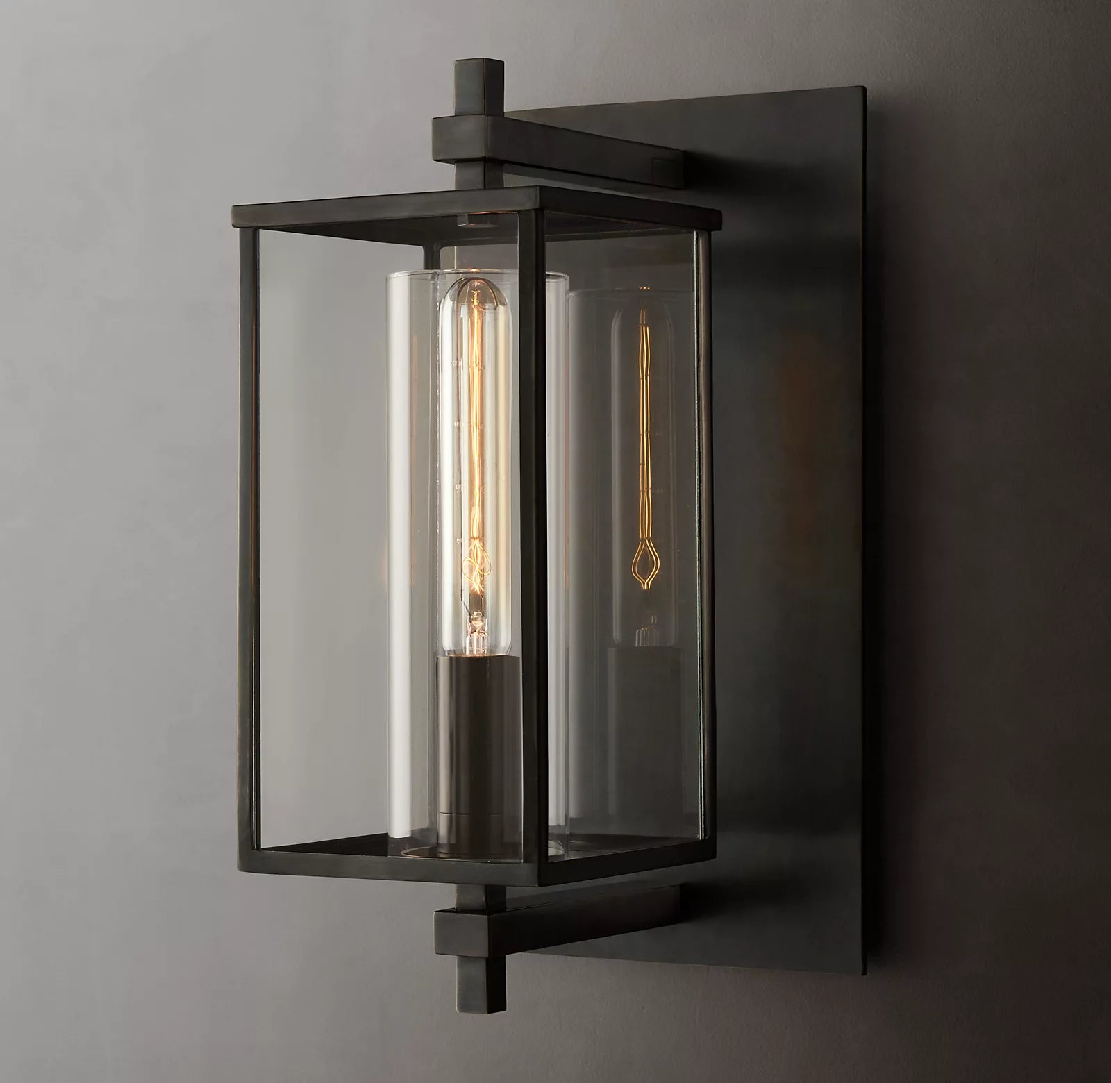 Outdoor Square Short Wall Sconce - thebelacan