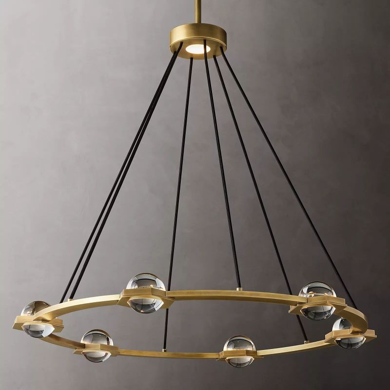 Planet Round Chandelier 36" - thebelacan