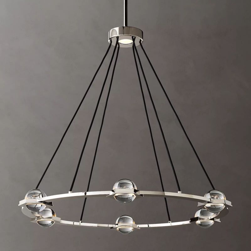 Planet Round Chandelier 36" - thebelacan