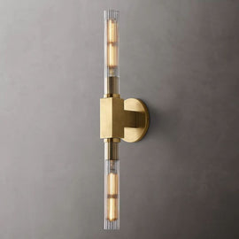 Prismatic Glass Linear Wall Sconce - thebelacan