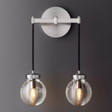 Roby Spherical Modern Double Wall Sconce - thebelacan