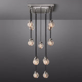 Roby Spherical Modern Rectangular Chandelier 36” - thebelacan