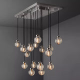 Roby Spherical Modern Rectangular Chandelier 36” - thebelacan