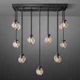 Roby Spherical Modern Rectangular Chandelier 36” - thebelacan