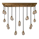 Roby Spherical Modern Rectangular Chandelier 54” - thebelacan