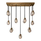 Roby Spherical Modern Rectangular Chandelier 36” - thebelacan